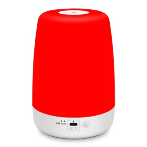 Red Night Light with Three Color Modes & Timer Function Ideal for Deep Sleep and Meditation