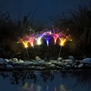 Reed Led Garden Light Waterproof Rgb Solar Fiber Optic Twinkle Lights Decoration Outdoor Lamp