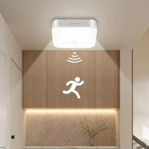 Remote Control App Control CCT Square Smart LED Panel Tuya WiFi Iron PC Dimmable DIY Living Room Ceiling Light Thin Minimalist