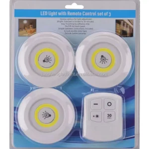 Remote Control LED Cabinet Lamp for Kitchen and Wardrobe Indoor Night Light