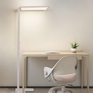 Remote Control LED Floor Lamp Eye Protect Standing Lamp Dimmable for Commercial Office Company SOHO Office