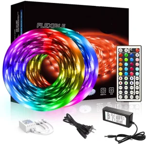 Remote Control LED Light with 5050 RGB Room TV Bar Decoration Strip Light for Hotel Applications