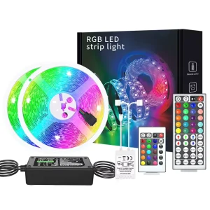 Remote Control LED Strip Light Flexible 5050 RGB LED Smart Music Sync Color Changing LED Tape Light TV Backlight LED Strips