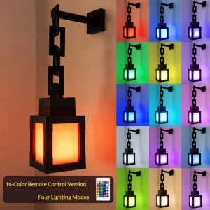 Remote Control Rechargeable LED Lantern with Multicolor Variable Light for Children’s Bedroom