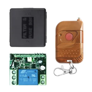 Remote Control Switch Complete Set of Single 12V10A Smart Home Access Control Point Action Self locking Controller Switch