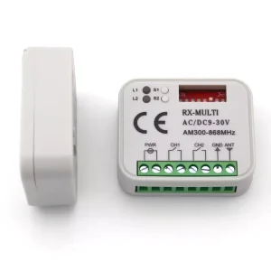 Remote Control Switch Receiver 868mhz 300 315 318 390mhz Multifrequency AC DC 9 30V Garage Gate Receiver