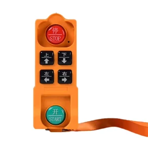 Remote Control Switch for Cranes and Excavators Box Package Fixed Code 1 Year Warranty Metal and Plastic Material