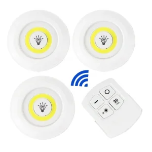 Remote Control Touch Sensor LED Night Light for Power Outages Cabinet Corridor