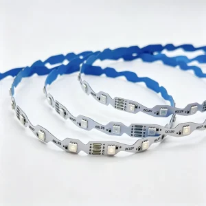 Remote-Controlled SMD 3535 RGB 12V Flexible LED Tape Strip with WS2815 IC, Z-Type RGB LED Strip
