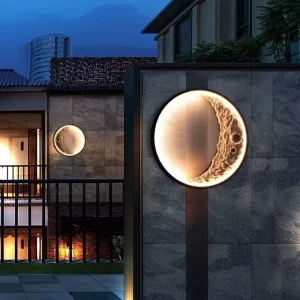 Remote-Controlled Smart Wall Light RGB Color-Changing Dimmable IP65 Waterproof 10W LED Lamp
