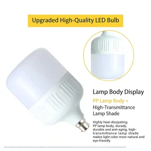 Residential LED Bulb 5W 50W B22 Bayonet Base Energy Saving Light 220V 6500K 25000H Lifespan