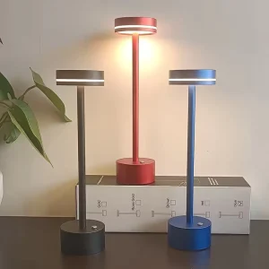 Restaurant Luxury Cordless Rechargeable Aluminum Metal Touch Hotel Bar Living Room Decoration Led Reading Table Lamp