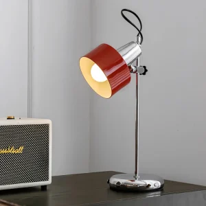 Retro Bauhaus Reading Table Lamp E27 Iron Modern Bedroom Study Eye Protection Lamp for Home Hotel Bedside Desk Lamp