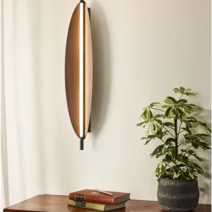 Retro LED Wall Lamp Quiet Designer Light Source Ancient Leaves Modern Bedroom Book Room Hotel Tea Room Wall Mounted