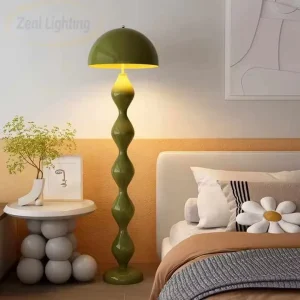 Retro Mushroom Decorative Floor Light Nordic Simple Sofa Corner Floor Standing Lamp for Living Room Decor