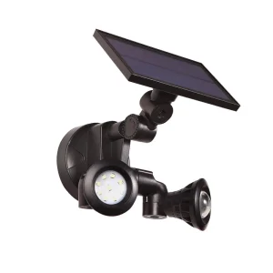 Retro Outdoor Solar Powered Sensor Lights Wall Mount LED 300LM Waterproof 6000K Daylight Remote Control Battery Garden Lights