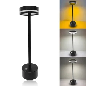 Retro Rechargeable LED Table Lamp for Bar, Bedroom, Camping or Coffee Table