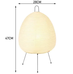 Retro Rice Paper Night Light Table Lamp