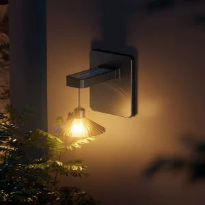 Retro Solar Wall Lamp Courtyard Light Waterproof Outdoor Decorative Exterior Wall Corridor Light 10W for Home Balcony Garden 10W