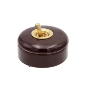 Retro Style DIP Toggle Switches Wall Mounted Labeled Wall Switch