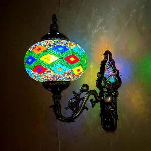 Retro Wall Lamp Colorful Indoor Decorative Art Wall Decoration LED Wall Sconce for Home Store Hotel