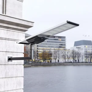 Road Lamp Luminaire 3 Warranty 120 Watt All in One Solar Street Light Outdoor LED Street Light