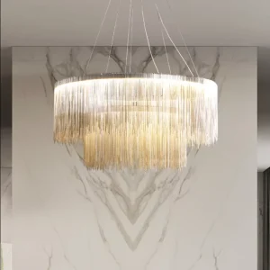 Rose Gold Stainless Steel Aluminum Body Pendant Light Led Alibaba Chandelier Ceiling Light