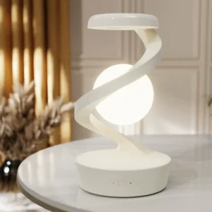 Rotary Suspension Wireless Table Lamp, RGB Bedside Atmosphere Night Light