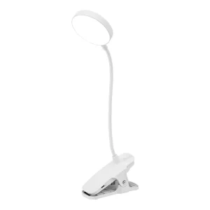 Rotatable Adjustable Eco Friendly Plastic LED Desk Lamp with Eye Protection for Office Study Bedside Night Light and Clip