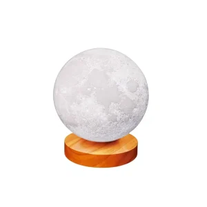 Rotating Moon USB Dimmable Night Light