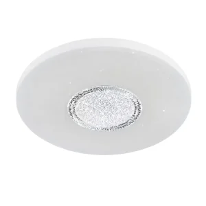 Round Acrylic LED Ceiling Light with Spiral Design, Flush Mount, 220V, for Home, Hotel, Bedroom, or Living Room