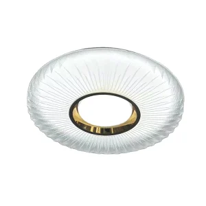 Round Acrylic LED Flush Mount Ceiling Light for Home Bedroom Hotel