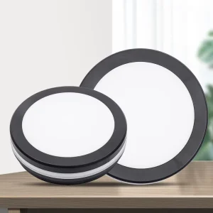 Round Adjustable LED Ceiling Light CCT 3000K/4000K/6500K for Indoor Living Room