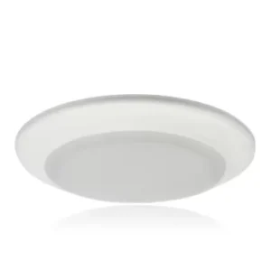 Round Aluminum IP44 Dimmable LED Ceiling Light 6-Inch 14W 1000LM 120V Flat Panel