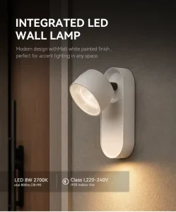 Round Custom Packaging LED Wall Light Modern Chic Decorative High Quality Indoor Lighting Wall Lamp
