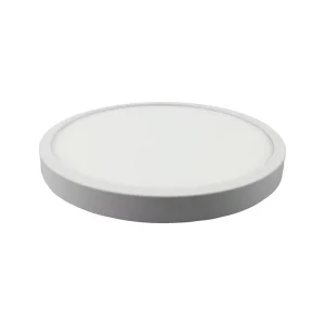 Round LED Ceiling Panel Light White and Warm Color