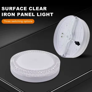 Round RGB LED Ceiling Panel Light, Color Changing, Bedroom/Living Room