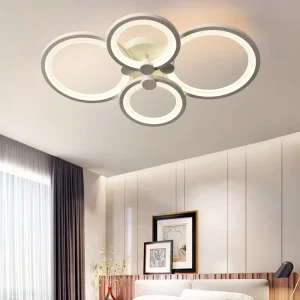 Round Remote-Controlled Acrylic LED Ceiling Light