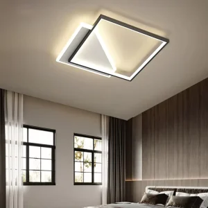 Round Surface-Mount LED Ceiling Light for Living Room and Bedroom