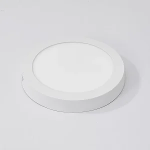 Round Surface-Mount LED Panel Ceiling Downlight, 12W