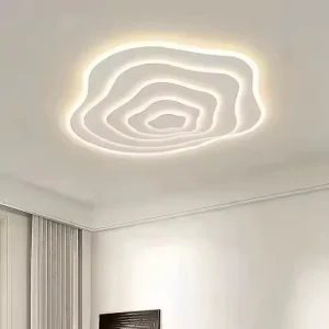 Round Surface-Mounted LED Ceiling Light for Living Room, Dining Room, or Bedroom