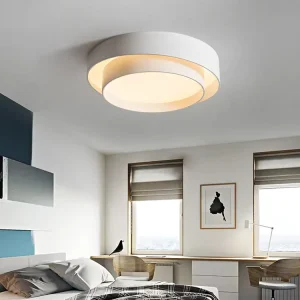 Round Surface-Mounted Modern LED Ceiling Light for Indoor Living Rooms