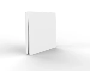S111WHITE 1 Gang Waterproof Kinetic Self-Powered RF433 Wireless Wall Switch for LED Lighting
