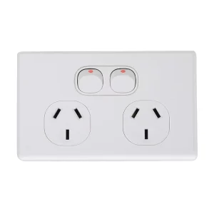 SAA Australia Standard Slimline Horizontal Wall Light Switch 10A 250V OEM ODM Factory