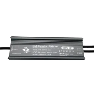 SAA Triac Dimmable LED Transformer 200W 0-10V 5-in-1 Dimmable LED Driver for LED Lighting