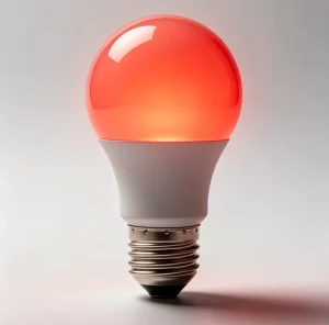SAD Relief Sleep Therapy A19 670nm Red Light AC120V 7W Dimmable Flicker Free ETL FCC LED Light Bulb