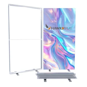 SEG Light Box with Folding Light Box Stand for Trade Show Booths