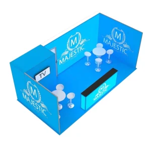 SEG Portable Backlit Frameless Light Box Display Aluminum Profile Trade Show Booth