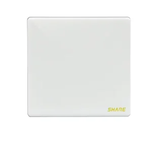 SHARE Big Button White Color 1 Gang 2 Way Wall Switch with Fire resistance PC Panel and Pure Silver Contacts 250V 16A