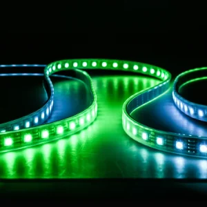 SHIJI Modern Waterproof Outdoor Digital 60 Pixels Dream Color Neon Strip APA102 IC Controlled RGB Addressable LED Strip Light